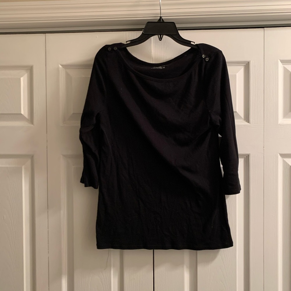 Black Old Navy 3/4 length tee